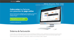 Desktop Screenshot of efacturasonline.com